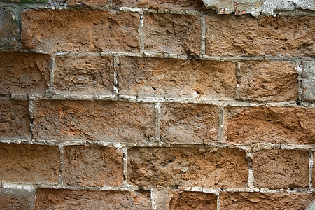 旧砖墙矩形石头石匠建筑师红色橙子风化积木斑点黏土图片