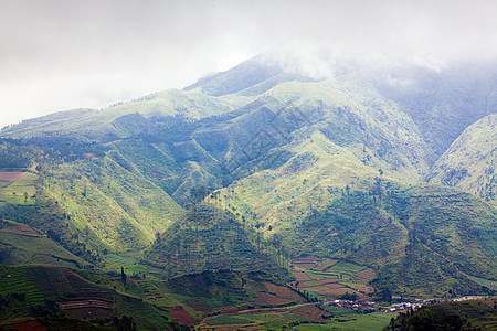 印度尼西亚山地山脉景观图片