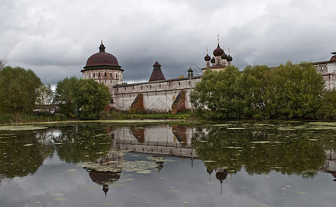 俄罗斯罗斯托夫大帝罗斯托夫附近的圣鲍里斯和格莱布修道院图片
