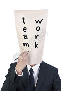 商务人士封面头成人写作盖头白色商业套装一个字领带男性个性图片