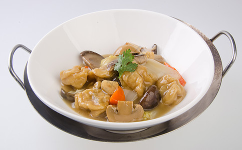 豆腐和米粉在米饭上美食饮料食品韭葱猪肉食物餐厅图片