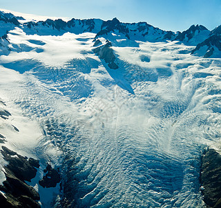 新西兰上层福克斯冰冰川组织(Fox Glacier)图片