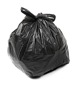 垃圾回收桶黑色塑料垃圾袋图片