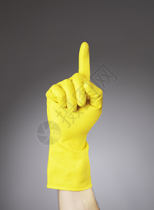 手指橡皮手套积分食指黄色琐事图片