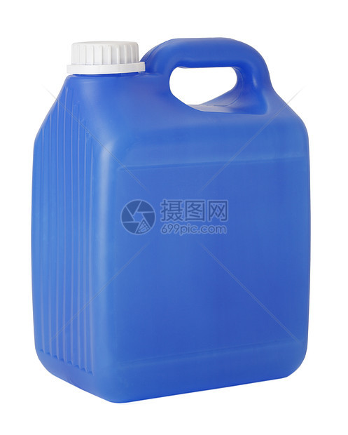 蓝色集装箱塑料化学品液体图片