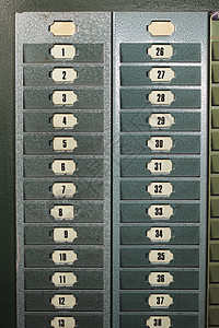 数目车厢编号插槽数字金属标记标签背景图片