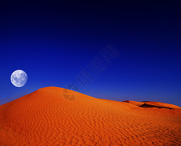 夜间非洲沙漠图片