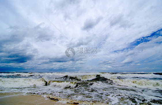 海岸热带暴风雨力量海洋灾难台风危险戏剧性风暴海浪天气气候图片