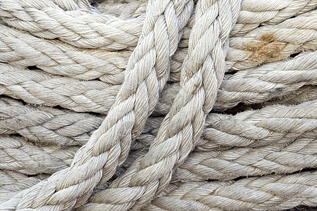 区域背景背景水平海洋纺织品航行条纹索具编织白色航海电缆图片