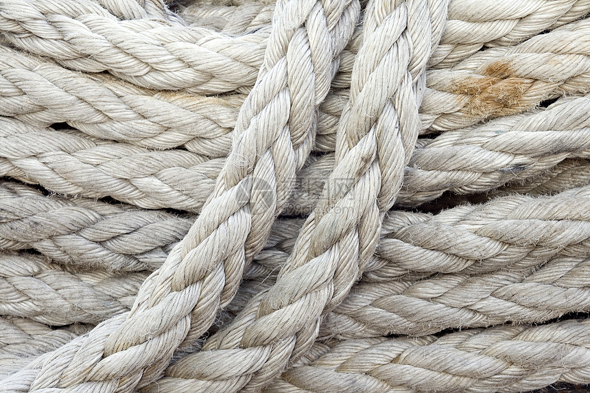区域背景背景水平海洋纺织品航行条纹索具编织白色航海电缆图片