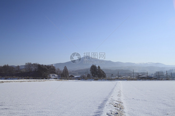 雪田和希梅卡米山白色旅行假期场地雪原天空蓝色图片