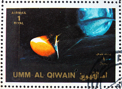 1972年空间电池回收 阿波罗邮戳胶囊集邮办公室勘探程序邮票邮件邮资宇航员图片