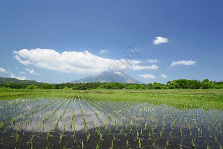 伊瓦特山和牧区景观田园场地村庄国家农场蓝色蓝天绿色天空图片