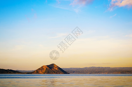 塔尔火山风景大雅台天空图片
