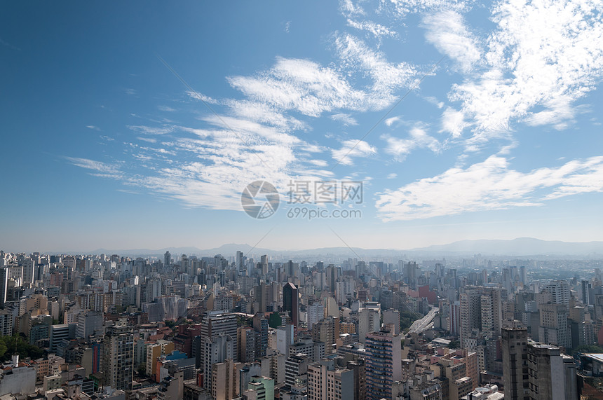 Sao Paulo的空中景象图片