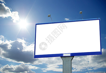 广告牌路标空白控制板账单风俗营销帖子白色海报横幅图片