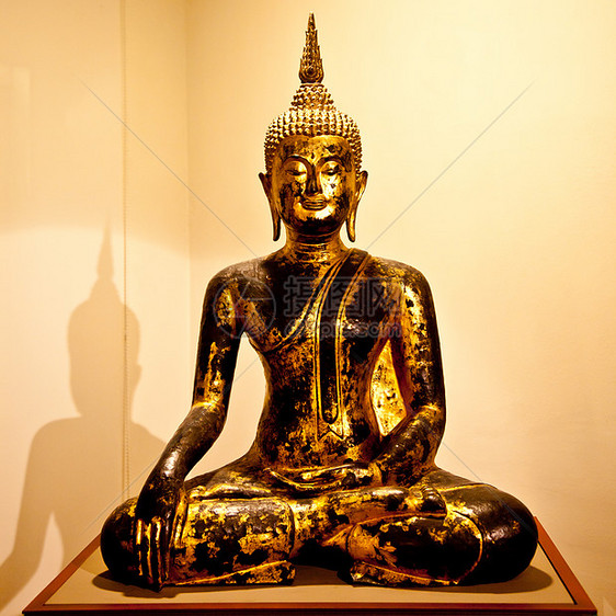金佛旅行雕塑智慧上帝宗教精神古董雕像文化佛教徒图片
