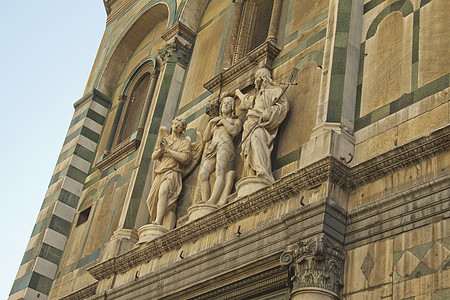 佛罗伦萨大教堂钟楼历史性城市大理石宗教房屋大教堂文化全景旅游图片