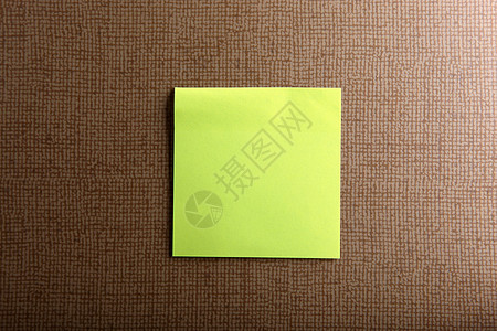 粘性笔记床单软垫笔记纸文档标签正方形绿色别针办公室木板图片