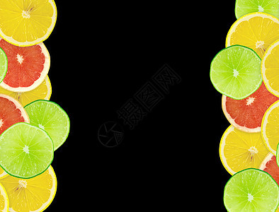 柑橘切片摘要背景 特写 工作室照片柚子水果肉质摄影橙子红色柠檬圆圈食物活力图片