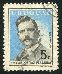 卡洛斯瓦斯费雷拉集邮男性邮戳海豹信封明信片邮票历史性头发男人图片