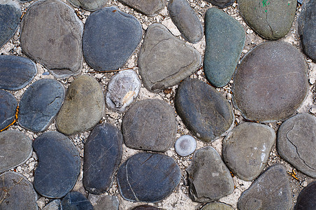 旧碎石岩石人行道石头历史材料城市花岗岩框架街道鹅卵石图片