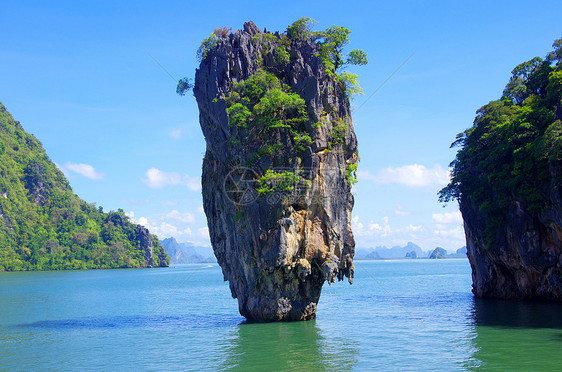 岛屿天堂天空构造旅游反思环境树木海滩石灰石拍摄图片