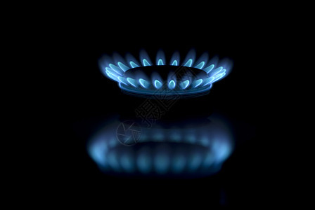 天然气气体蓝色丙烷甲烷圆圈白炽燃料椭圆形火炉燃烧活力图片