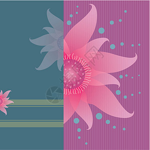 花花设计花卉卡片风格矢量艺术封面书背景装饰图形封面背景图片