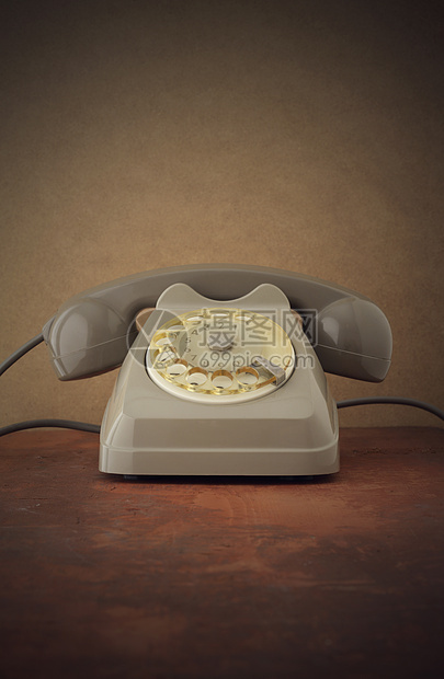 旧电话服务电讯听筒设备复兴呼叫电话线中心复古旋转图片