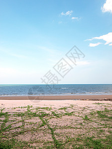 泰国海滩风景泰国假期海岸线海景天空旅行海岸多云天气海浪海洋图片