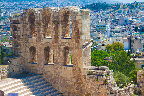 雅典Achoopolis的教友会博物馆吸引力国际考古学纪念碑柱子大理石风景建筑建筑学图片