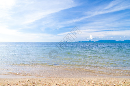 泰国海滩风景泰国场景天气海岸地平线海景天空假期旅行海浪多云图片