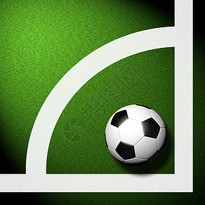 绿色草地足球足球插图季节分数团队冠军闲暇竞赛训练娱乐环境图片