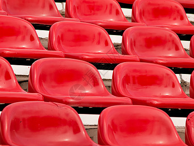 体育场正常红色座位运动游戏足球剧院长椅楼梯水平数字蓝色看台图片