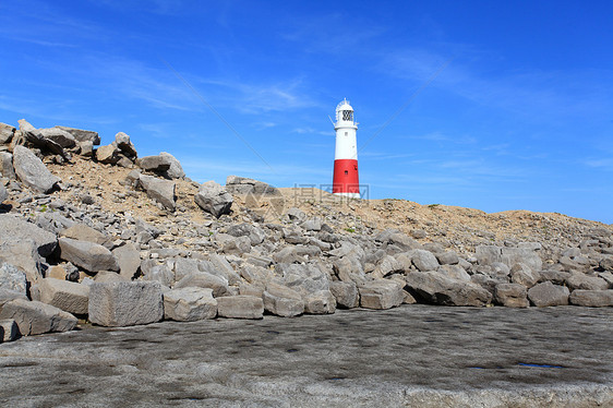 波特兰比尔光楼地标建筑学海洋旅游海岸线警告风景天空蓝色白色图片