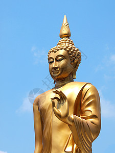 泰国佛像雕像艺术寺庙精神上帝神社金子旅行旅游雕塑佛教徒图片