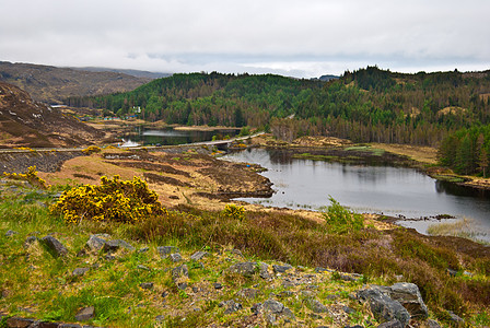 苏格兰风景丘陵旅行乡村背景图片