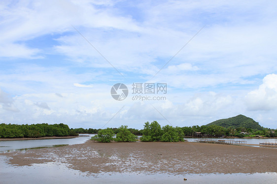 泰国壳鱼养殖场海景入口渔业热带牡蛎贝类航海渔夫海洋风景图片