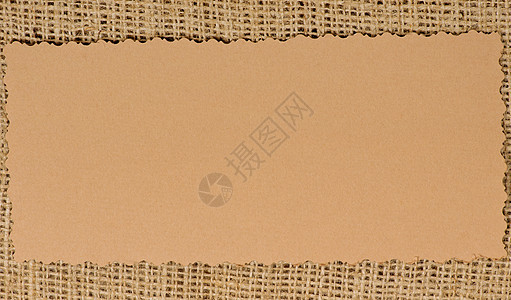 天然覆布上的旧纸标签木板棉布帆布棕褐色销售硬化市场纺织品织物解雇图片