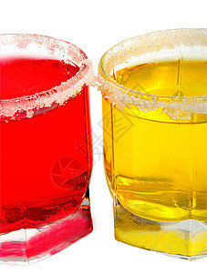 新鲜果汁热带玻璃水果异国假期派对果味茶点红色橙子图片