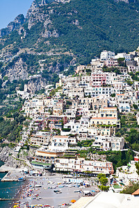 米诺里意大利海岸村庄全景天际游客天空房子悬崖未成年人风景图片