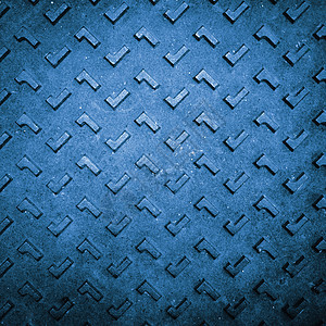 蓝色钢地板板地面床单材料金属盘子工业墙纸图片