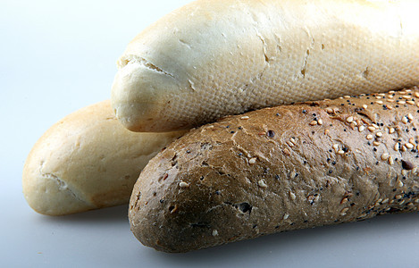 新鲜面包营养种子糕点粮食谷物早餐饮食美食脆皮面粉图片