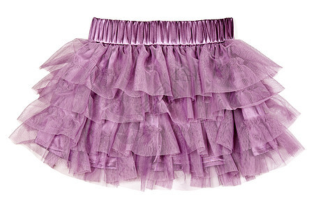 精细紫色裙子图片