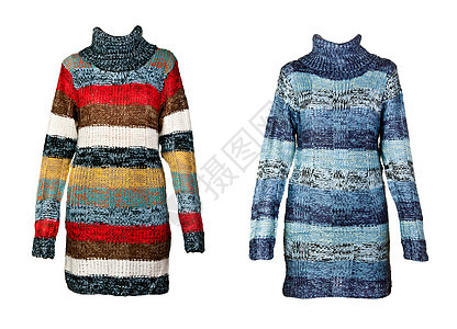 这两件脱衣女男子毛衣的拼图开襟衫棉布青年纺织品羊毛条纹女性袖口袖子材料图片