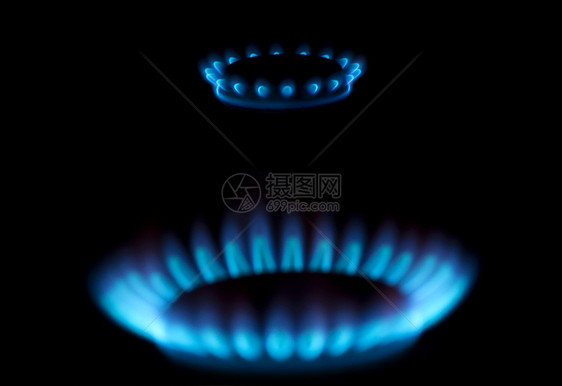 天然气气体白炽活力火炉烤箱力量燃烧圆圈燃料厨房丙烷图片