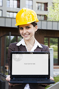 女建筑工工程师职场笔记本商业建设者成功经理工程承包商就业帽子图片