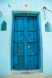 封闭门门的印度村生活房子村庄旅行乡村传统图片