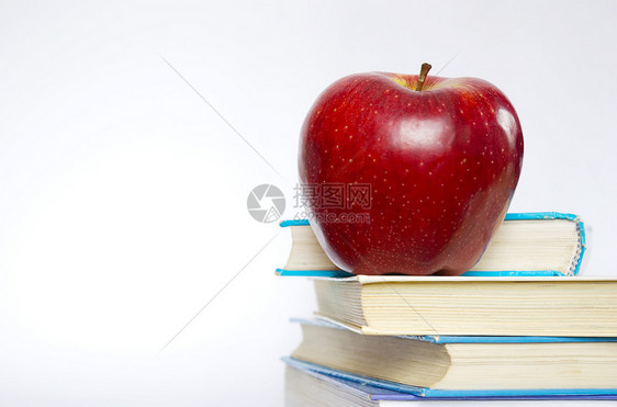 苹果书中的苹果营养图书馆图书红色水果教育学校学习班级考试图片